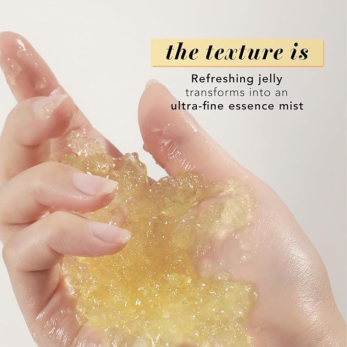 Saturday Skin Yuzu Vitamin C Essence Jelly Mist- Brightening Plumping Soothing Pore Refining - Encapsulated Ceramides Peptides - Korean Skincare Face Dual-Texture Mist Essence 100ml, 3.38 fl.oz.