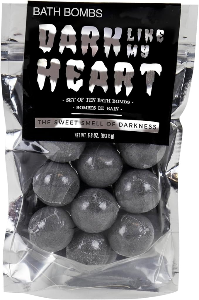 Gift Republic Like My Heart Black Bath Bombs GR450126