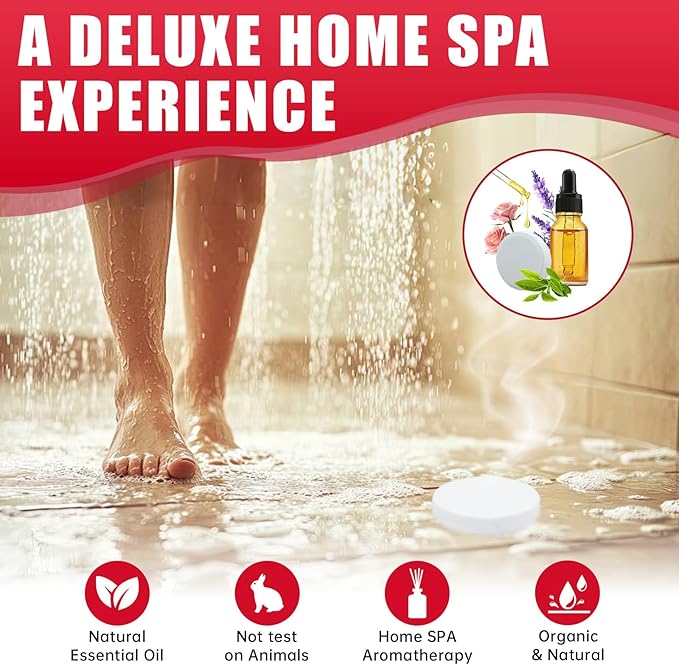 Shower Steamers Aromatherapy 24-Pack, Self Care Spa Gifts for Women, Stress Relief with Natural Essential Oils, Mothers Day Gifts for Mom Wife Her Adults, SPA Relaxation Gifts for Teachers