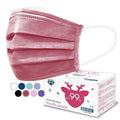 Medtecs Kids Face Mask Disposable - 2 Sizes Option (Child/Youth) 50 PCs - Comfy 3-Ply Breathable Children Masks, the Better & Safer Choice - Youth | Cherry Blossom