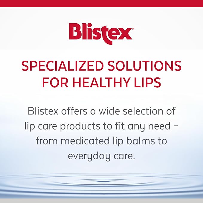 Blistex Medicated Lip Balm, 0.15 Ounce, Prevent Dryness & Chapping, SPF 15 Sun Protection, Seals in Moisture, Hydrating Lip Balm, Easy Glide Formula for Full Coverage, 3 Count, (Pack of 2)