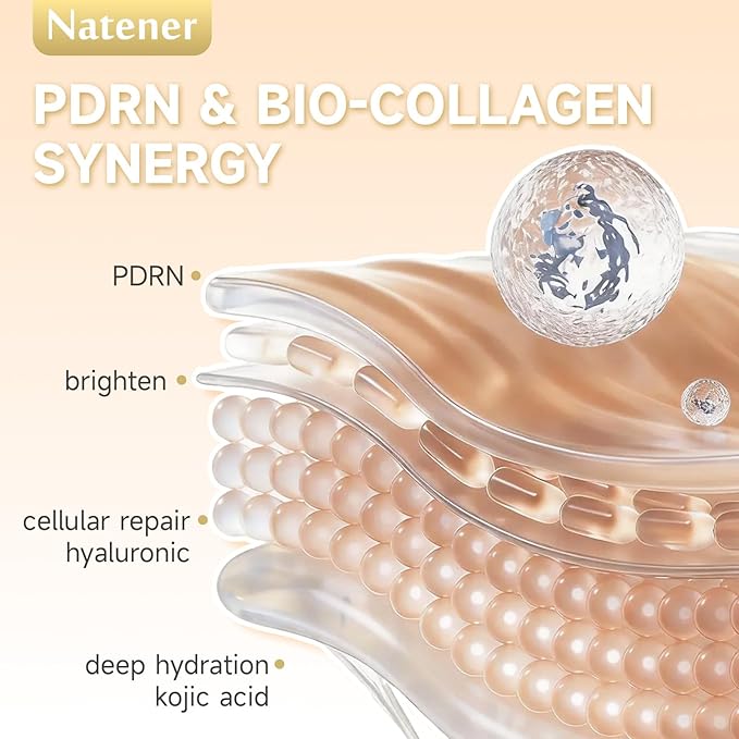 PDRN 4 pairs Micro Eye Patches + 4 pairs Crows Feet Wrinkle Patches, Under Eye Patches for Puffy eyes, Dark Circles & Wrinkle | Hyaluronic, Kojic Acid, Collageen, Peptides, VC, Niacinamide