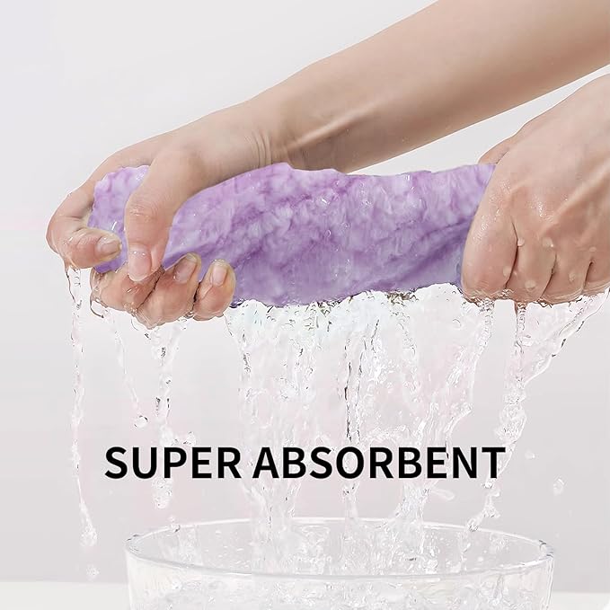 Extra Large Bath Towel Set of 6 (40"x80"),Oversized Bath Sheet Super Soft Highly Absorbent Microfibers Quick Dry Luxury Shower Towel for Bathroom Spa Gym Hotel Yoga (Lavender, 6Piece)
