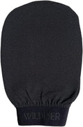 Wildpier Ultimate Deep Exfoliating Glove Mitt Body Scrub for Bath Shower Spa Hand Exfoliator Gloves, Dead Skin Cell Remover, Plant Based Deep Exfoliation Scrubber, Black