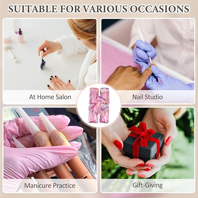 SUTOKAKA 10 Sets Disposable Manicure Prep Kit for Travel Home Portable Basics 5 in 1 Nail Salon Pedicure Kit Professional Nail Tools Supplies