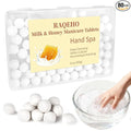 Manicure Spa Balls 8oz - Milk & Honey Soak Balls, Moisturizing Tablets, Cuticle Softener for Foot and Hand Soak Pedicure Spa Supplies Manicure Tools Nail Salon & Tavel Esenntial（80count）