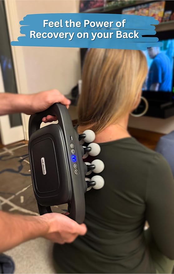 LEVILO 20 Head Massage Gun Deep Tissue for Neck, Shoulder, Back Massager – Percussion Massage Gun for Muscle Recovery – Quiet, Portable & Powerful Full Body Tool – Ideal Gift for Men & Women