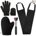 5 Pack Self Tanning Mitt Applicator Kit - Face Tan Mitt, Back Lotion Applicator, Exfoliating Glove, Tanning Brush，Mini Tanner Mitt