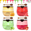 4Pcs Bee Lip Balm Honey Pot, Strawberry, Watermelon, Apple Lime, Honey Lip Balm Bulk, Lip Mask Overnight, Prevention Lip Dry, Teacher Appreciation Gifts, Lip Balms & Moisturizers