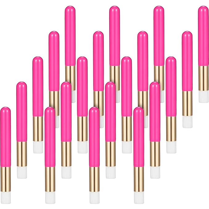 20 Pcs Eyelash Shampoo Brushes,Lash Shampoo Brush Lash Extension Brushes for Cleansing Peel Off Blackhead Remover Tool ﻿