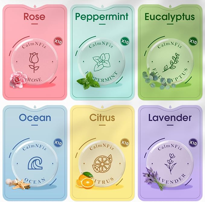 60 Pack Shower Steamers for Women Gift Set, Shower Bath Bombs with 6 Scents, Self Care Gifts for Wife, Easter Basket Stuffers for Women, Mothers Day and Birthday Gift Ideas
