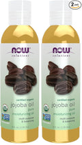 NOW Solutions Organic Jojoba Essential Oil,4-Ounce,(Pack of 2)