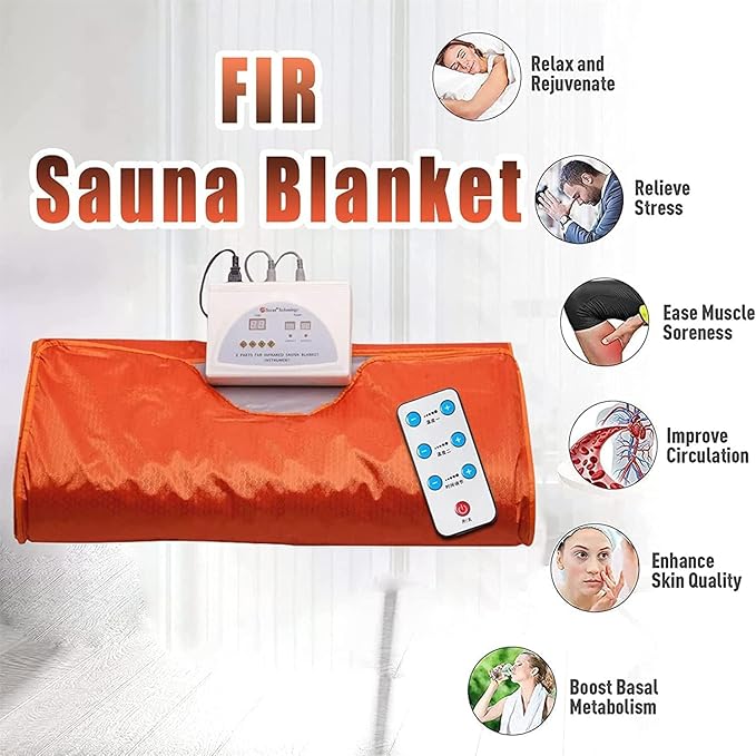 Sauna Blanket Professional Sauna Weight Loss Blanket Sweating and Detoxification Equipment Beauty, Hot Sitting, Detoxification