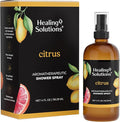 Healing Solutions Aromatherapy Shower Spray, Citrus, 4oz, Therapeutic Grade Essential Oils, Made in the USA, At Home Spa Experience