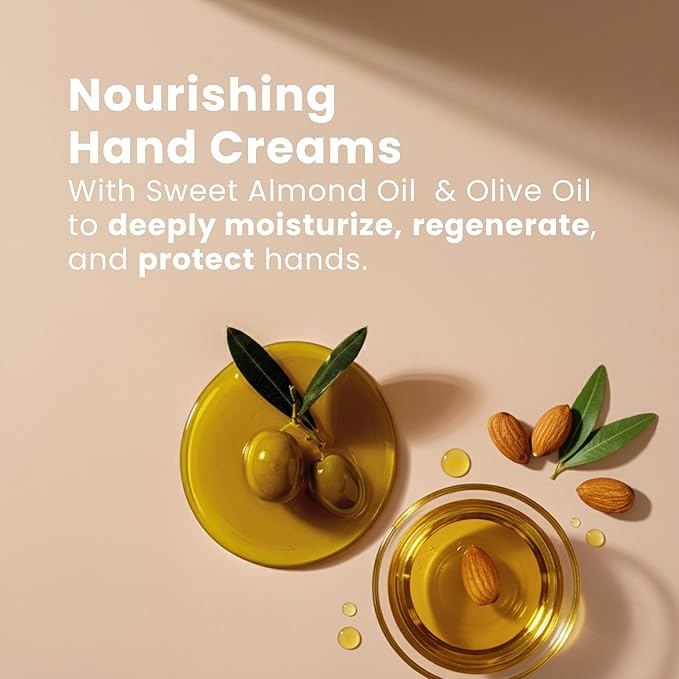 Panier des Sens - Mini Hand Cream Set - Gifts for Women - Orange Blossom, Jasmine, Geranium Natural Hand Cream - Mothers Day Gift Ideas Made in France - 96% Natural - Hand Lotion Travel Size 3x1 Floz