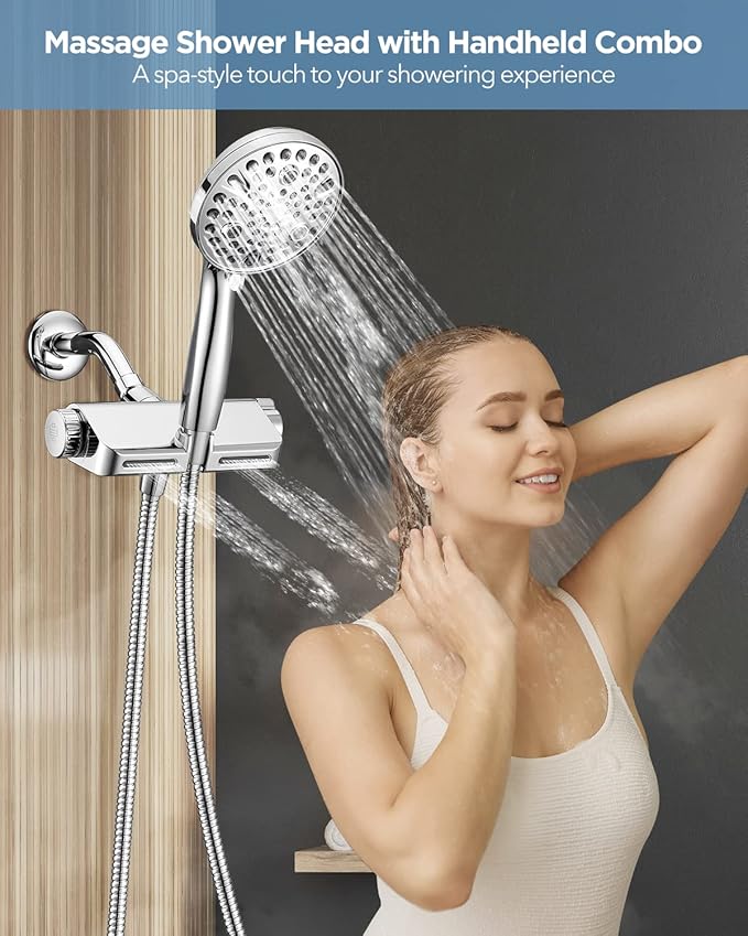 MakeFit Shower Head Filter Replacement Cartridge for MakeFit Filtered Shower Head with Handheld Combo-SSJ731/SW9730 (2-PACK)