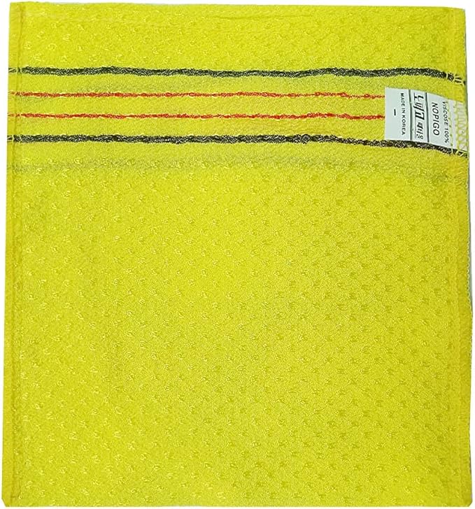 Exfoliating Bath Washcloth Mitt for Remove Dead Skin.Loofah Sponge, Korean & Japanse & African Net Sponge Rag. Back Scrubber Washer for Use in Shower Bath(Variety Pack 4)