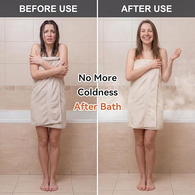 warmcozy Towel Warmer Black Bath Towel Warmers for Bathroom – Adjustable Timer, Ambient Light, Relaxation Mode, Auto Shut Off & Safety Lock – Fits Two 40"x70" Towels, Bathrobes, Blankets