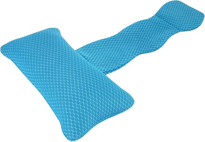 REEZEIVI Hot Tub Headrest Pillow,Chaise Lounge Pillows Outdoor 3D air mesh,Spa Pillow for Outdoor Hot Tub, Quick Drying and Washable,Head and Neck Support Pillow with Adjustable Weighted Strap