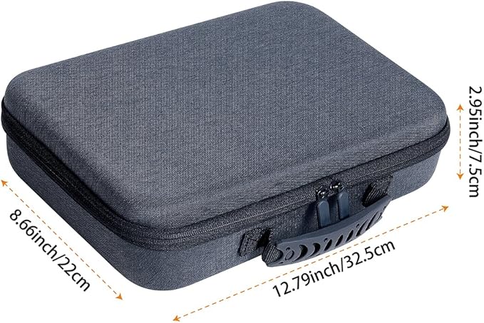 Essential Oils Carrying Case Holds 60 Grids for 1-3ML Roller Bottles 5ml, 10ml, 15ml Bottles Storage Organizer Bag Hard Shell EVA, Essential Oil Bag with Detachable Sponge Pad Black