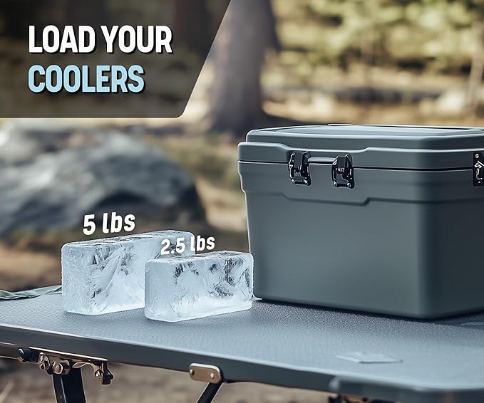 Alaskey® Extra Large Ice Block Mold 5 lbs With Lid (Single) | Create Perfect Ice Bricks | Professional Silicone Mold for Crafting Giant Ice Cubes, Ideal for Ice Baths, Coolers, Bartender Accessories