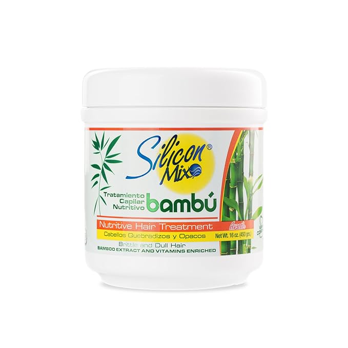 Silicon Mix Bamboo Nourishing Hair Treatment 16 ounces – Deep Conditioning Mask for Strong, Hydrated, and Revitalized Hair, Restores Shine, Softness, and Improves Elasticity | hair treatment