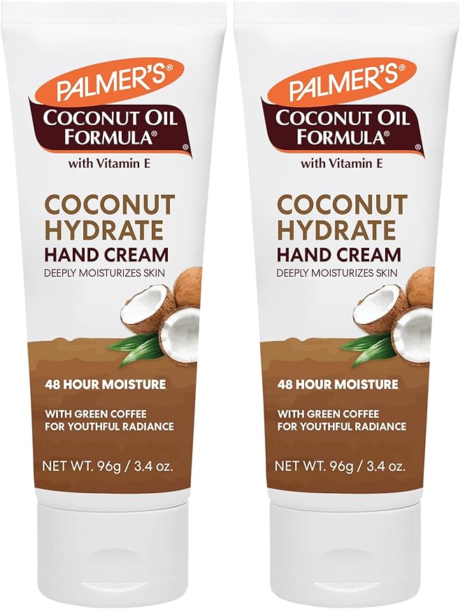 Palmer's Coconut Oil Formula Moisturizing Hand Cream,3.4 Ounce,(Pack of 2)