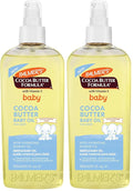 Palmer's Cocoa Butter Formula Gentle Baby Oil, 5.1 fl oz, Nourishing for Delicate Skin, Vitamin E Baby Essentials, (Pack of 2)