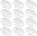 iDesign Plastic Soap Saver, Holder Tray for Bathroom Counter, Shower, Kitchen, 0.75" x 3.25" x 4.75", Set of 12, Clear
