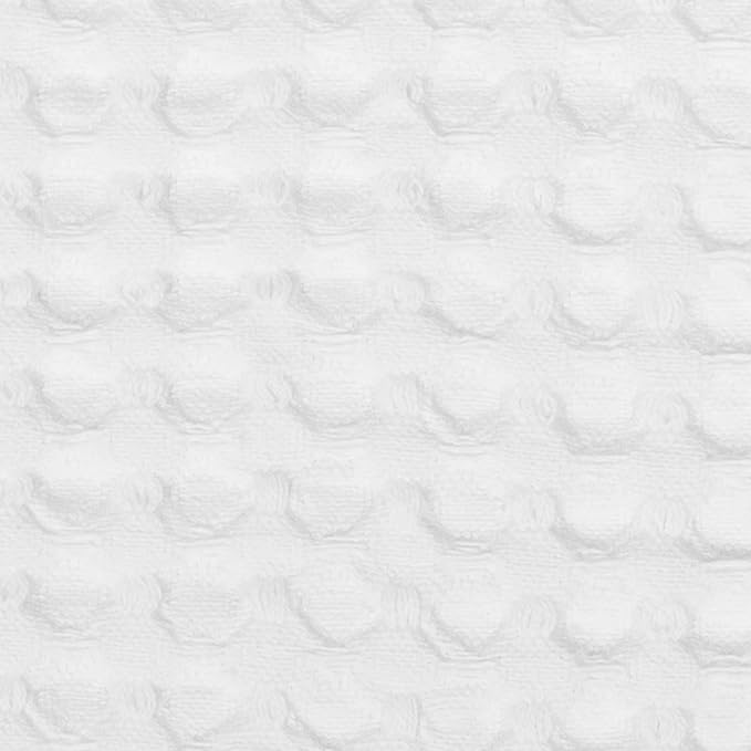 Sweet Home Collection 100% Fine Cotton Blanket Luxurious Weave Stylish Design Soft and Comfortable All Season Warmth, Full/Queen, Waffle Weave White(Pack of 1)