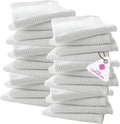 CASA COPENHAGEN Ribbed Bar Mop Towels - Pack of 24, 15"x19" 100% Cotton, Highly Absorbent & Durable Towels, Multipurpose Kitchen Towels for Home, Bar, Restaurant, Cleaning & More