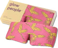 Glow People Silk Sleep Mask – 100% Mulberry Silk Eye Mask for Sleeping, Total Blackout, Cloud-Soft and Adjustable for Beauty Sleep and Travel - Macaw
