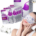 18 Packs Steam Eye Mask for Dry Eyes Self Heating Masks Cornea Care Rest Disposable SPA Warm Compress,Eye Mask for Sleep,Reduce Eye Fatigue Travel Essentials Gifts for Women(Unscented)