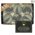 Purple Canyon Mineral Mud Bath Bombs | Deep Sea with Arctic Clay and Spirulina | Vetiver and Sandalwood Scented Bath Bomb Set