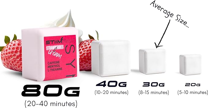 Shower Steamers Gift for Women | Vanilla Strawberry Menthol | Calming Relaxation | Synergy | XXL 80g | Relaxing Self Care Aromatherapy for Women | L-Theanine | STiiMPAK (8 Pak + Loofah)