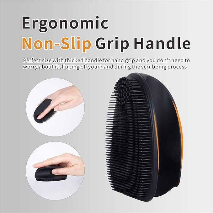 Silicone Face Scrubber,Soft Face Cleansing Brush,Face Pore Blackhead Remover Exfoliator for Face Nose Deep Cleansing Massage Makeup Removal for All Kinds of Skin Care Men Women