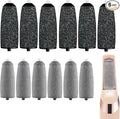 12 Pack Replacement Roller for Flawless Pedi, Replacement Head Refills Compatible with Finish Touch Flawless Pedi Electronic Tool File,6 Extra Coarse & 6 Regular Coarse