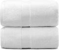 Fluffy Cotton Bath Towels Set650GSM,2-Piece Set, Thickened and Enlarged(31.5x63 inches),Super Absorbent,Soft,Suitable for Hotel, Bathroom, Swimming Pool, SPA,Gift(White)