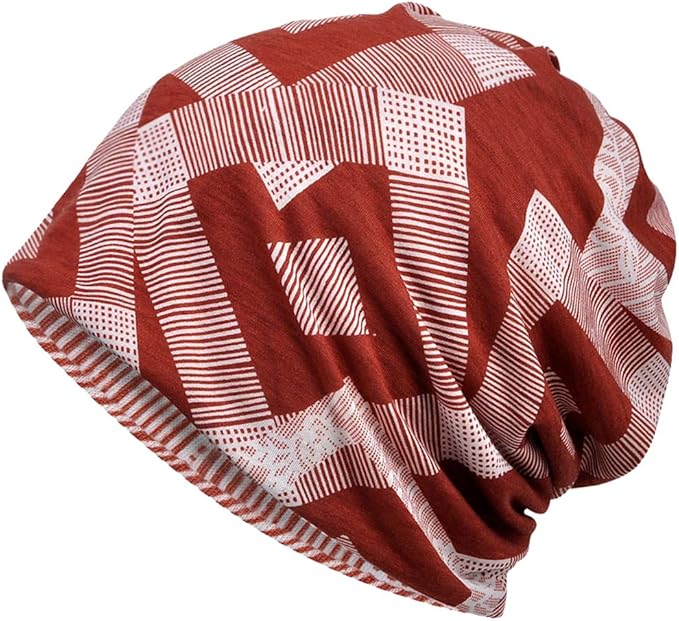 Women's Summer Beanie for Men Hat Boho Hats Adult Dwarf Hats Chemo Cap Cancer Headwear Caps Baggy Skull Sleep Cap Nightcap