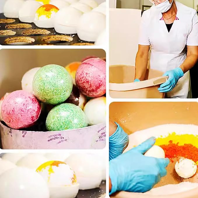 Bath Bombs for Women Spa Gift Set with Rose Milk Essential Oils Sea Salt Moisturizing Relaxing Birthday Gift for Her Bubble Bath Skincare Relaxation Aromatherapy Gifts 2 Pack