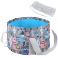 Molain Foldable Bucket for Soaking Feet, Portable Foot Bath Tub Spa Basin Grey Footbath Bucket for Travel Home Pedicure Outdoor