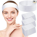 Sublaga 40 Pcs Disposable Spa Facial Headbands, Stretch Headband Wrap with Adjustable Magic Tape, Esthetician Spa Headband Stretch Non-Woven Facial SkinCare for Women Sport Yoga Salon Shower