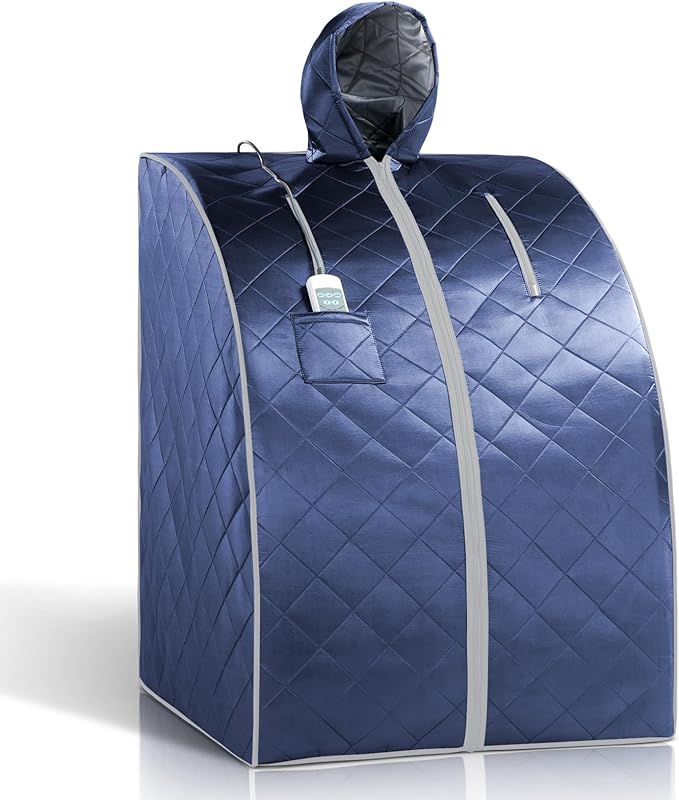 Infrared Sauna, Portable Personal Sauna, Full Body Home SPA Tent, Separate Heating Foot Pad and Portable Upgrade Reinforced Chair, Relaxation at Home