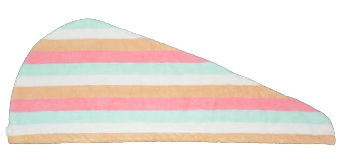 HOPESHINE Women's Soft Shower Hair Towel Twist Hair Turban Wrap Drying Cap Great Gift for Women (Purple+Pink + Rainbow