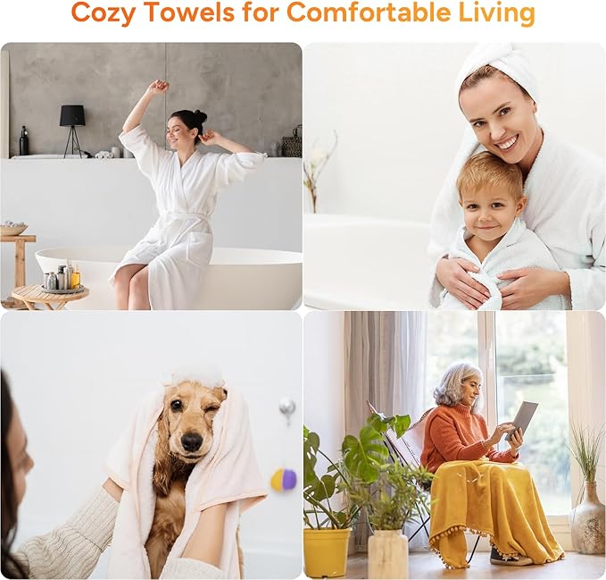 DR.PREPARE 23L Towel Warmer for Bathroom, Luxury Towel Warmer Bucket with LED Display, 3 Timer Settings, Auto Shut Off, Child Safety Lock, 4 Hooks, Large Warmer for 3 Towels, Bathrobes, Blankets, PJ's