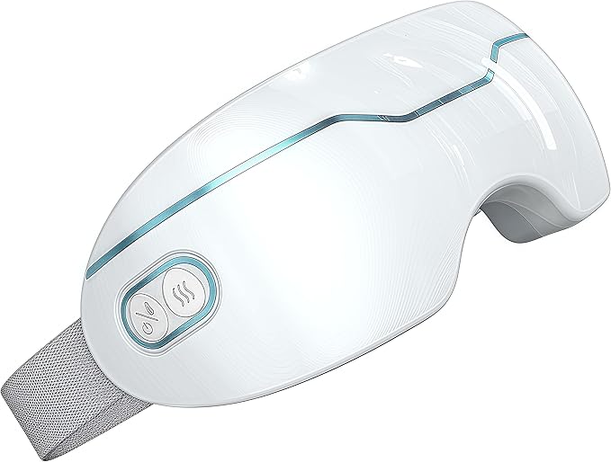 Eye Steamer for Dry Eye, Steam Therapy Mask 2 Levels, Adjustable Steam Eye Massager with Heat, Smart Hot & Cold Nano Mist Moisturizing, Gifts for Women Men Mom Dad