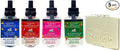 Bath & Body Works 4 Wallflowers Fragrance Refills – Cereal Milk Soft Serve, Peppermint Bark Truffle, Milk Bar Birthday Cake & Cinnamon Sugar Pretzel Cookie with Natural Oats Soap Sample