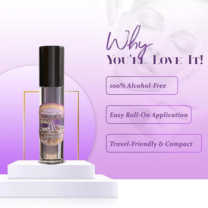 MOBETTER FRAGRANCE OILS Vickies Golden Spell Brew Perfume Women Body Oil 10ml Roll On