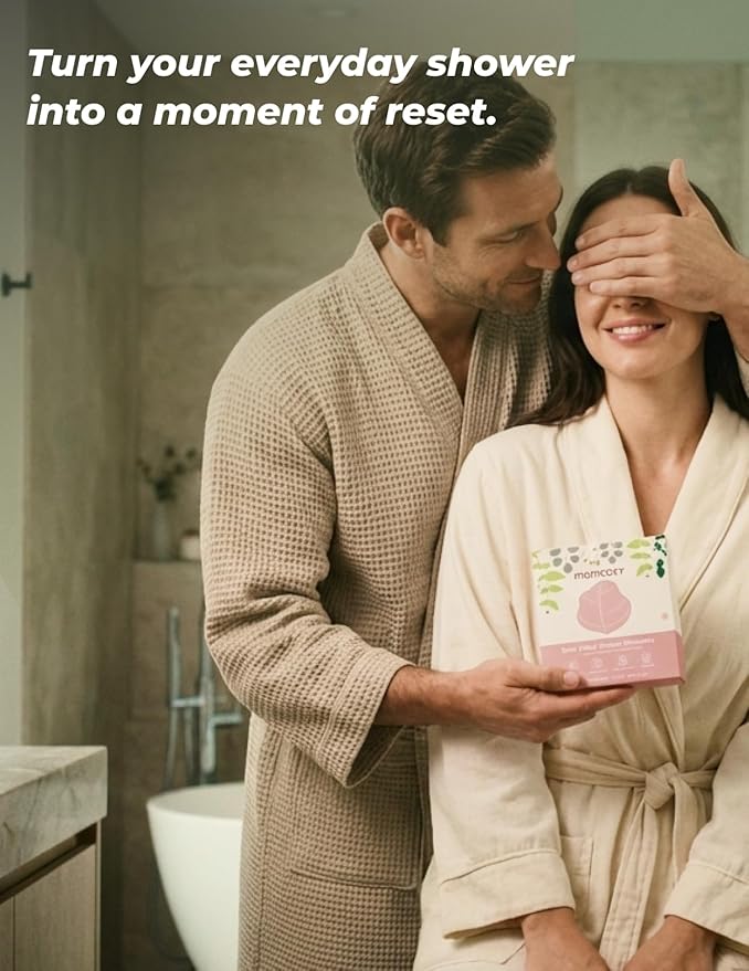 Momcozy 14 Pack Shower Steamers, Mothers Day Gifts, Self Care for Women, Bridal Shower, Aromatherapy with Natural Peppermint & Eucalyptus Essential Oil, Relaxation, Long-Lasting, Ideal Spa Gifts