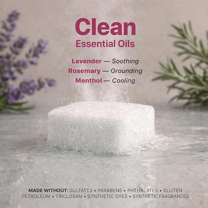 Shower Steamers Aromatherapy - USA Made with Natural Ingredients & Lavender Oil, Mothers Day Gifts for Mom, Large Shower Bombs for Stress Relief, Relaxing Spa Gifts for Women & Men, New Mom Gifts